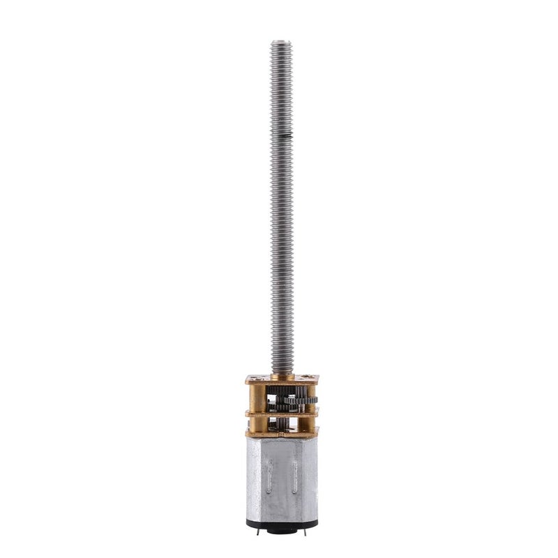 Hilitand DC 12V Micro Reversible Screw Reduction Electric Motor N20 with 16MM Long Output Shaft 400RPM - Image 1